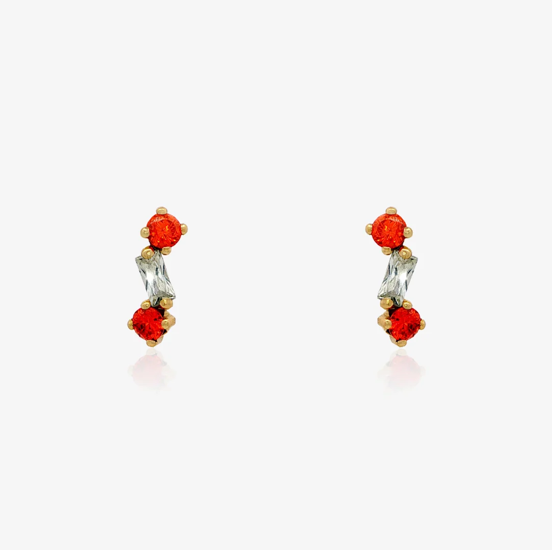 Pendientes Ballestilla Piedras