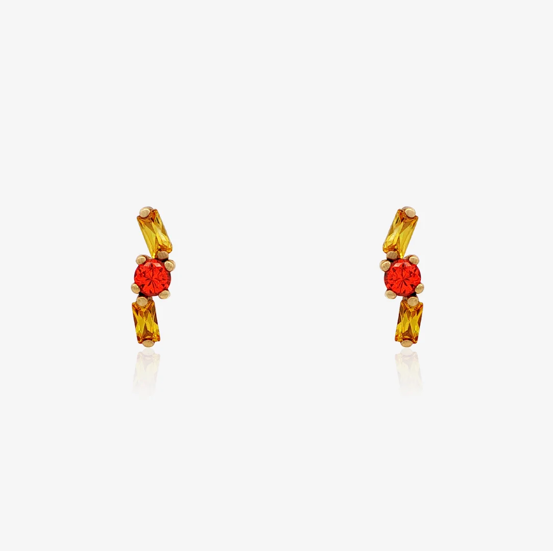 Pendientes Ballestilla Piedras