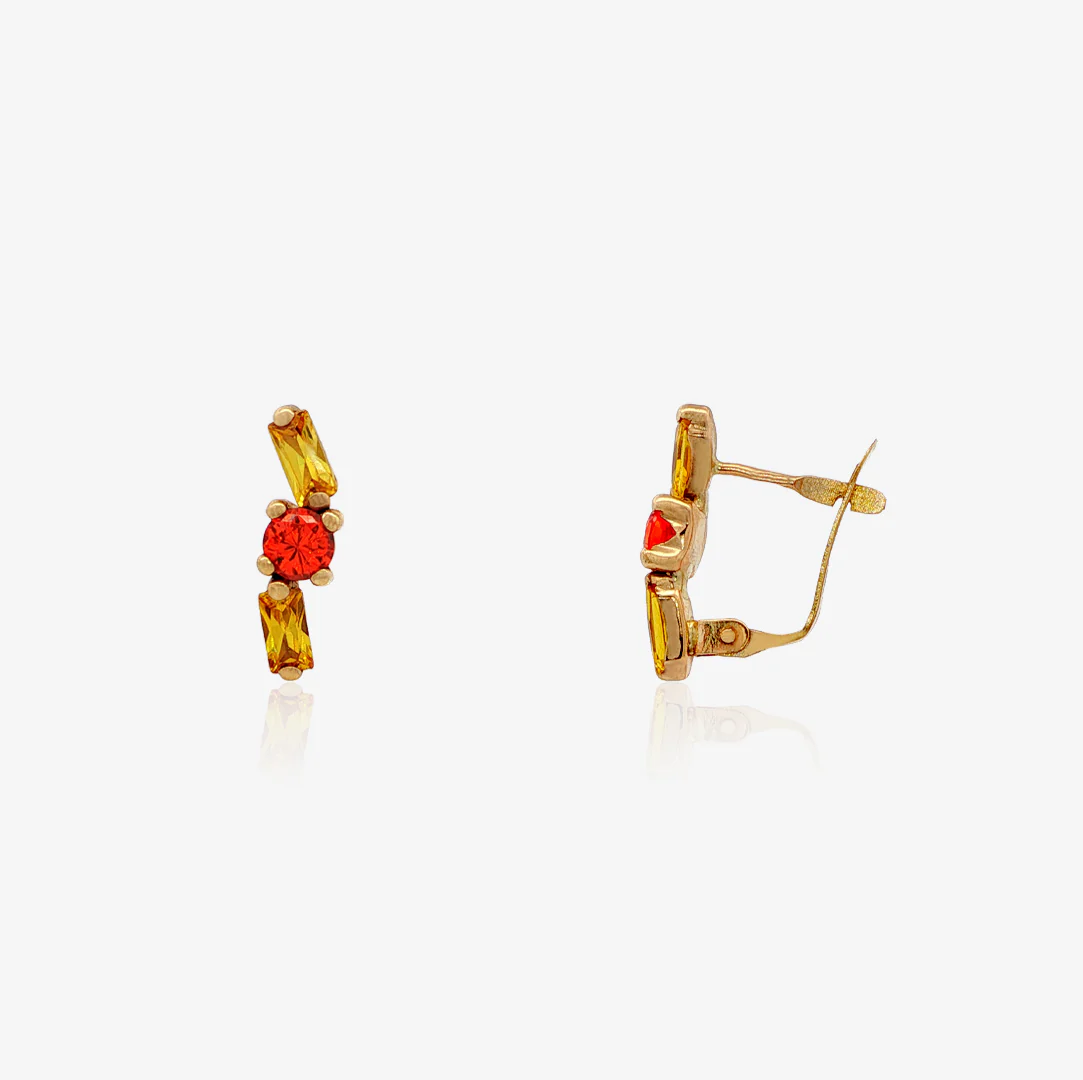 Pendientes Ballestilla Piedras - Image 3