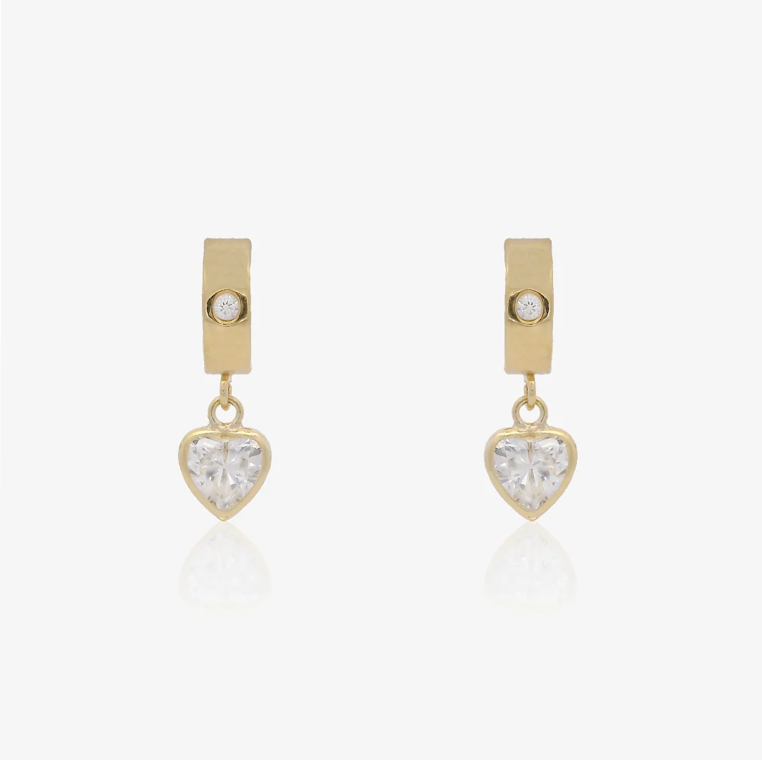 Pendientes Banda Corazón