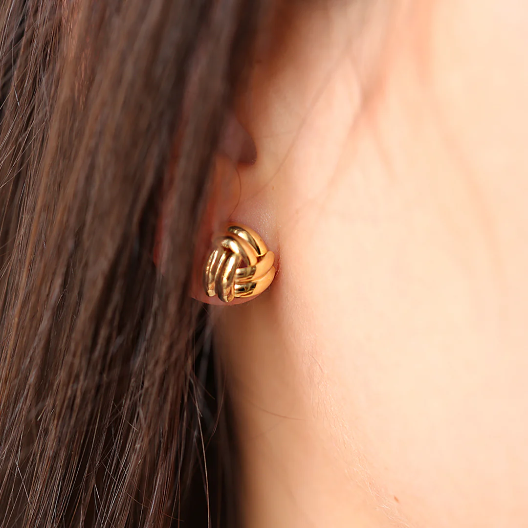 Pendientes Bandas Triple - Image 2