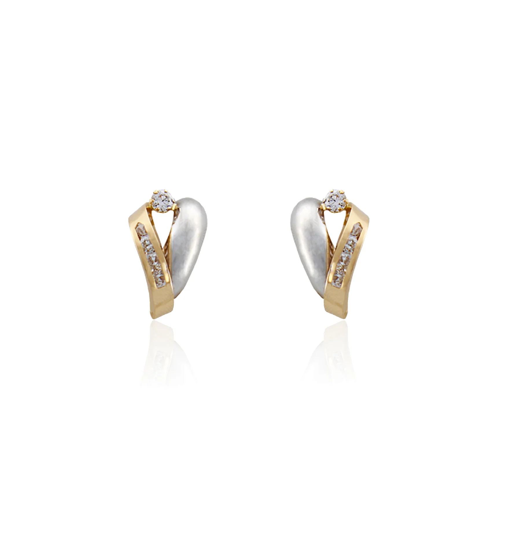 Pendientes Bicolor Carril