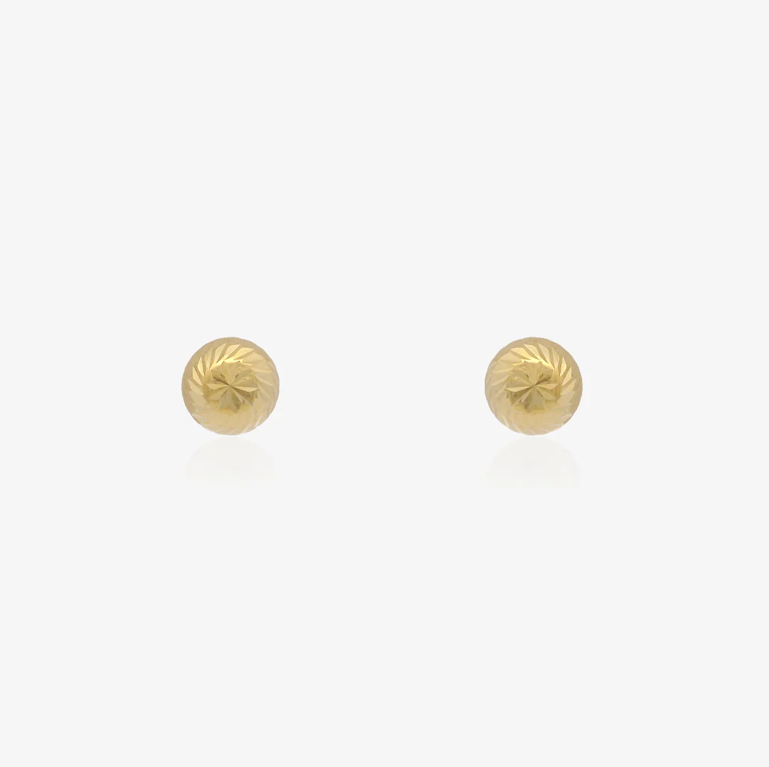 Pendientes Bola Tallada