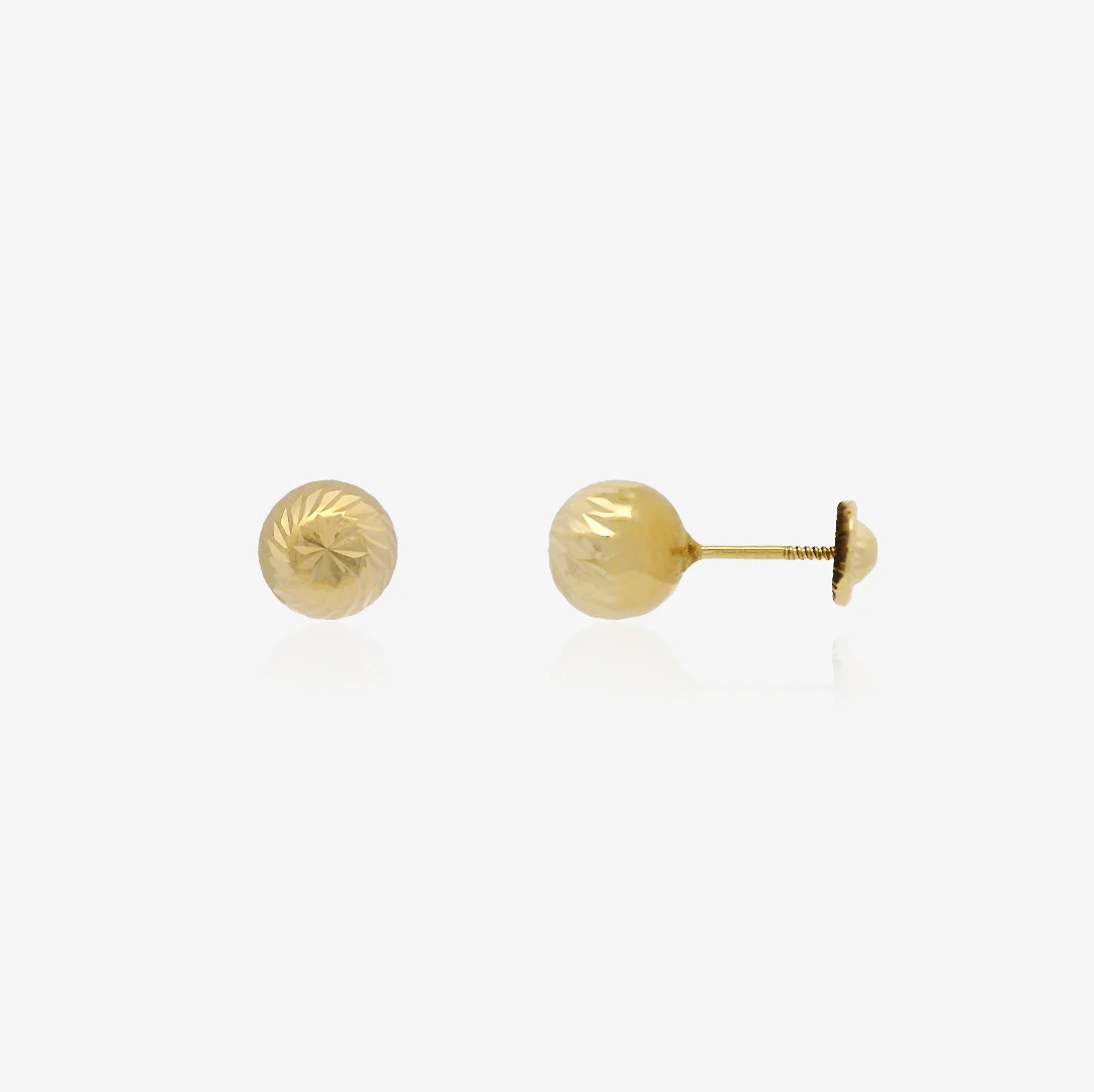 Pendientes Bola Tallada - Image 2