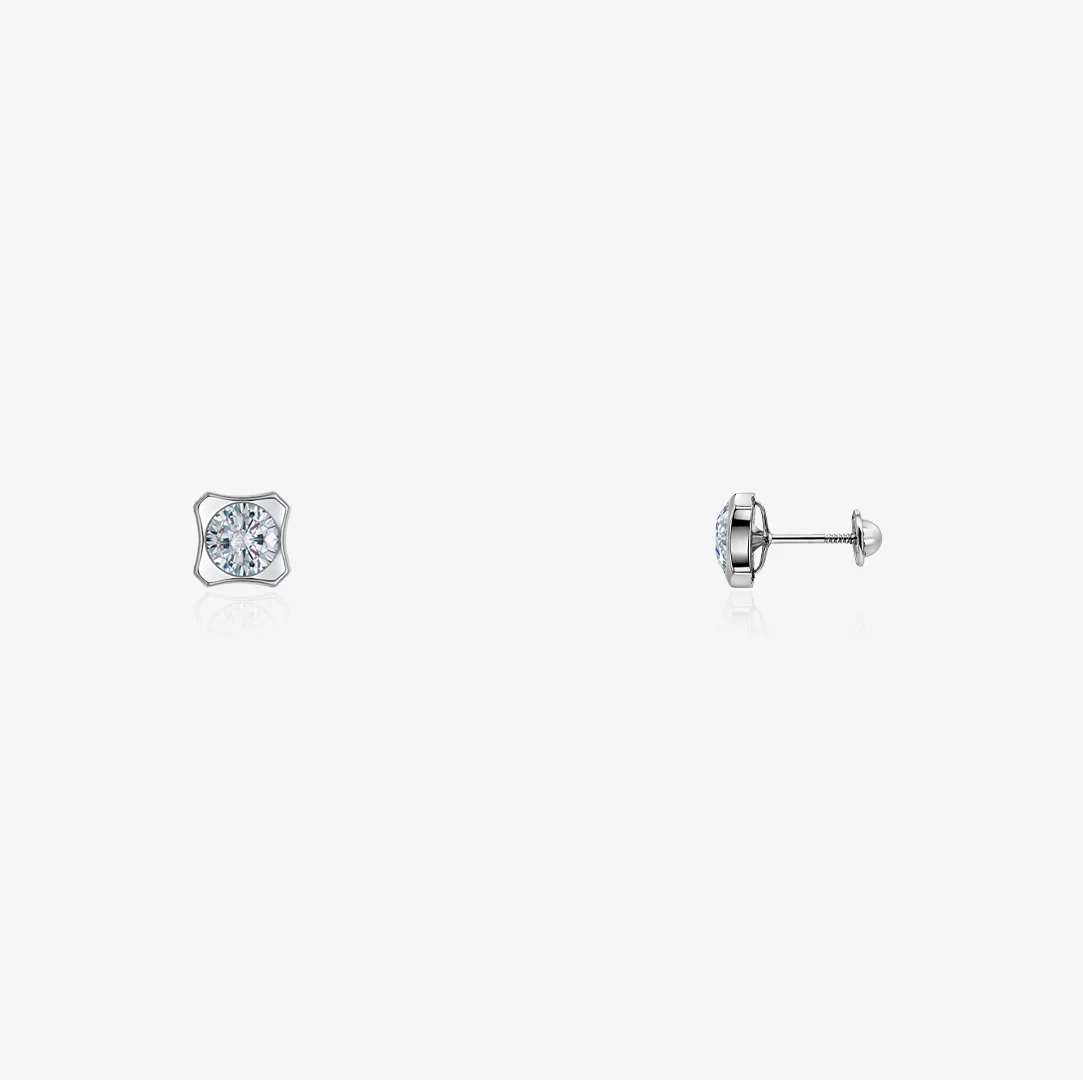 Pendientes Chatón Cuadrado - Image 2