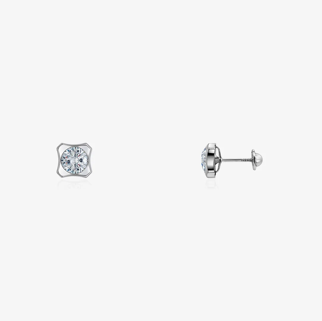 Pendientes Chatón Cuadrado - Image 3