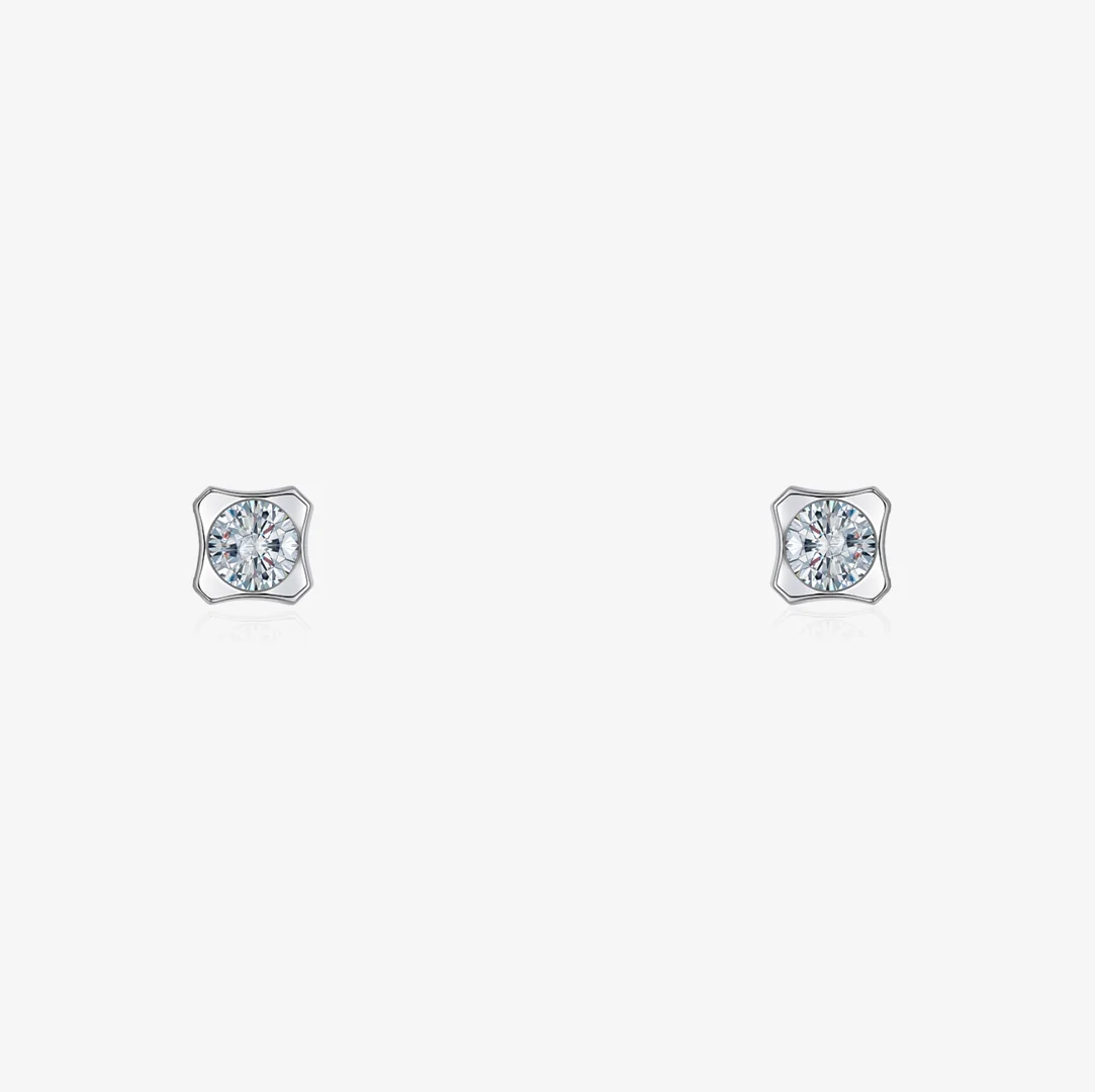 Pendientes Chatón Cuadrado - Image 4