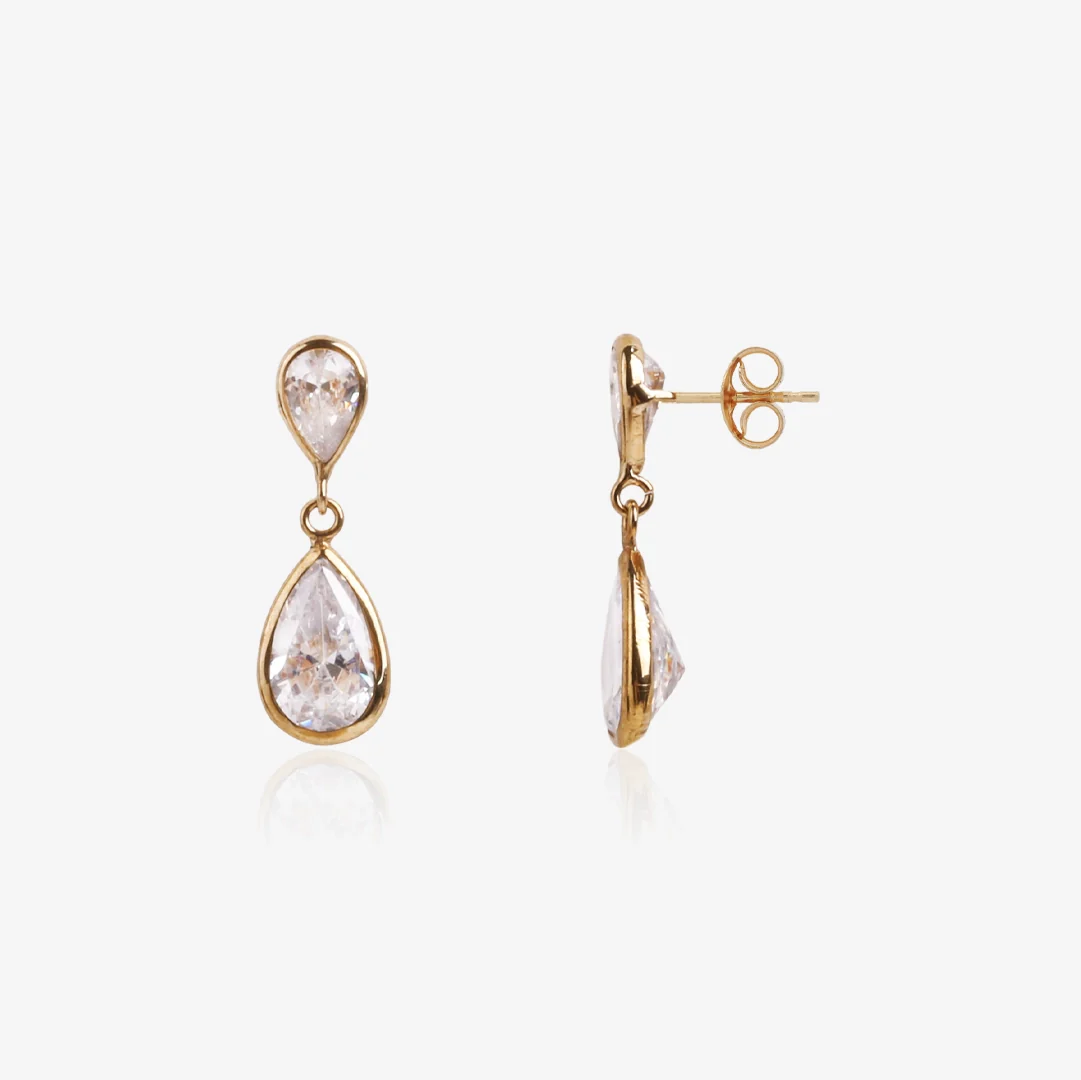 Pendientes circonitas gotas - Image 2