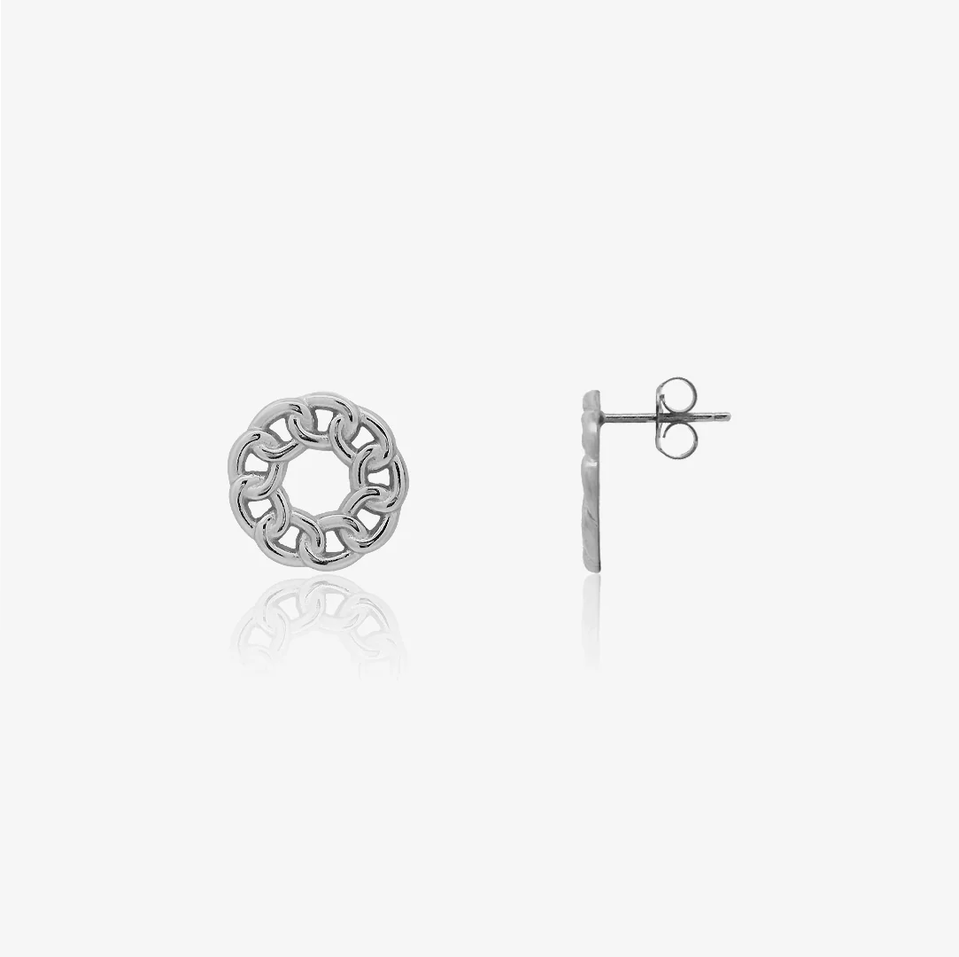 Pendientes Circulo Calado - Image 5