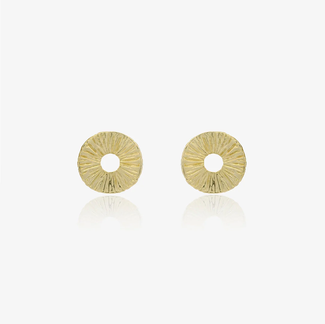 Pendientes Circulo Rayados