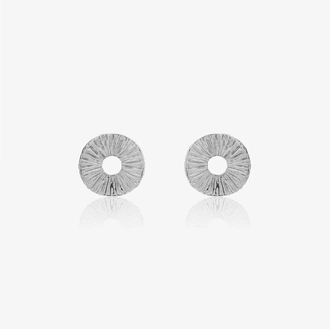 Pendientes Circulo Rayados - Image 2