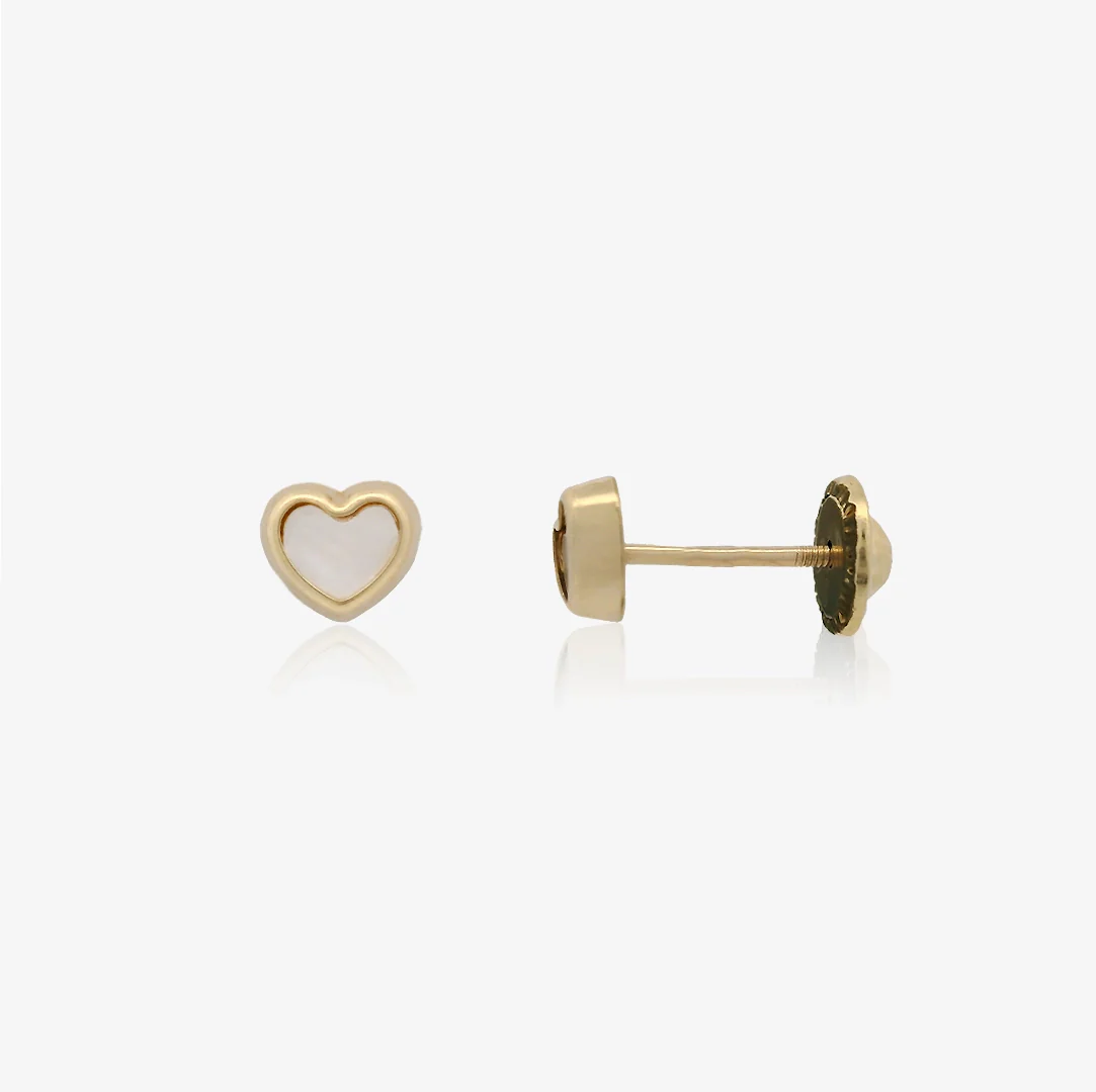 Pendientes Corazón Nacar - Image 2
