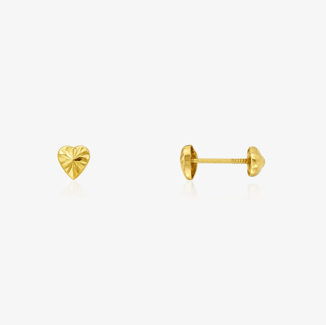 Pendientes Corazones Tallados - Image 2