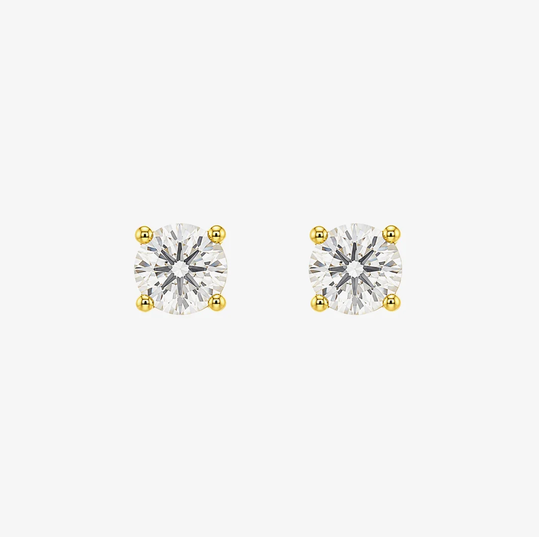 Pendientes Diamante 4 Garras