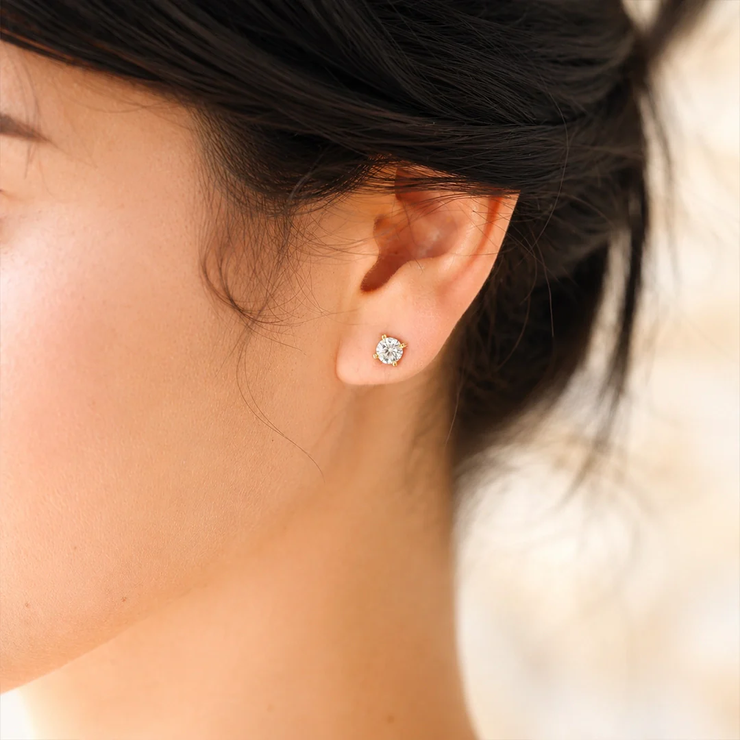 Pendientes Diamante 4 Garras - Image 2