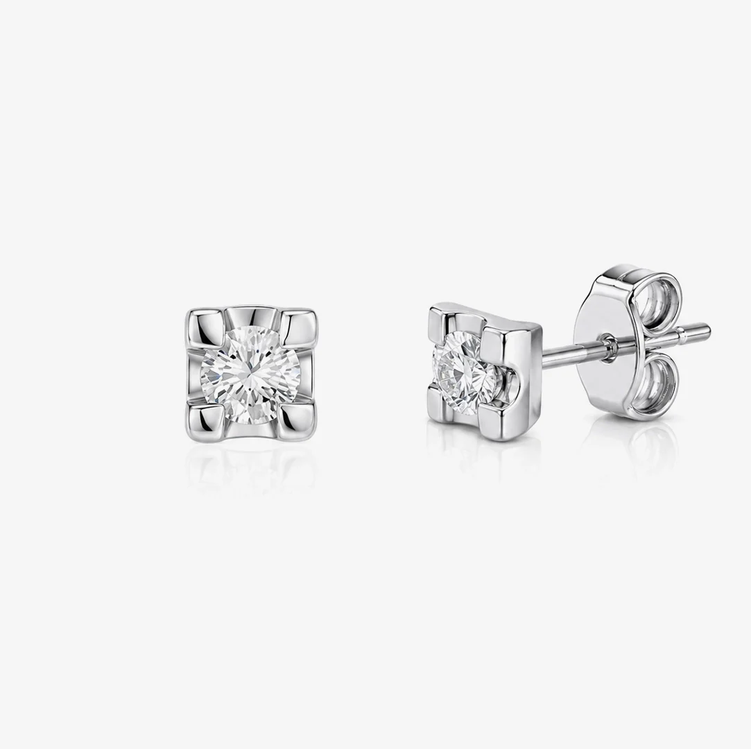 Pendientes Diamante 4 Garras - Image 2