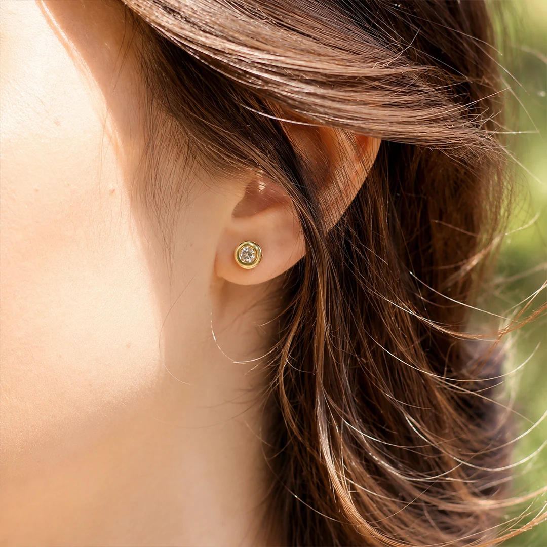 Pendientes Diamante Chaton - Image 2