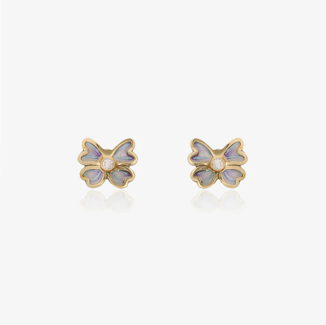 Pendientes Esmalte Mariposa