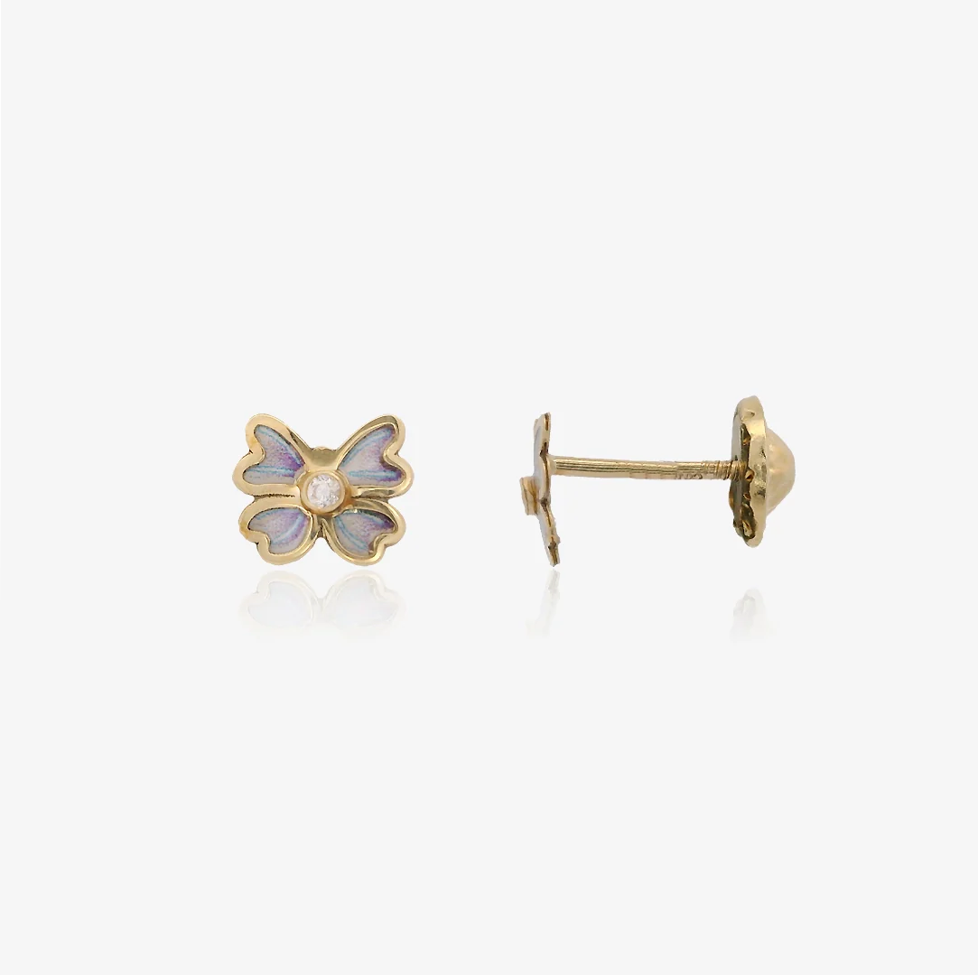 Pendientes Esmalte Mariposa - Image 2