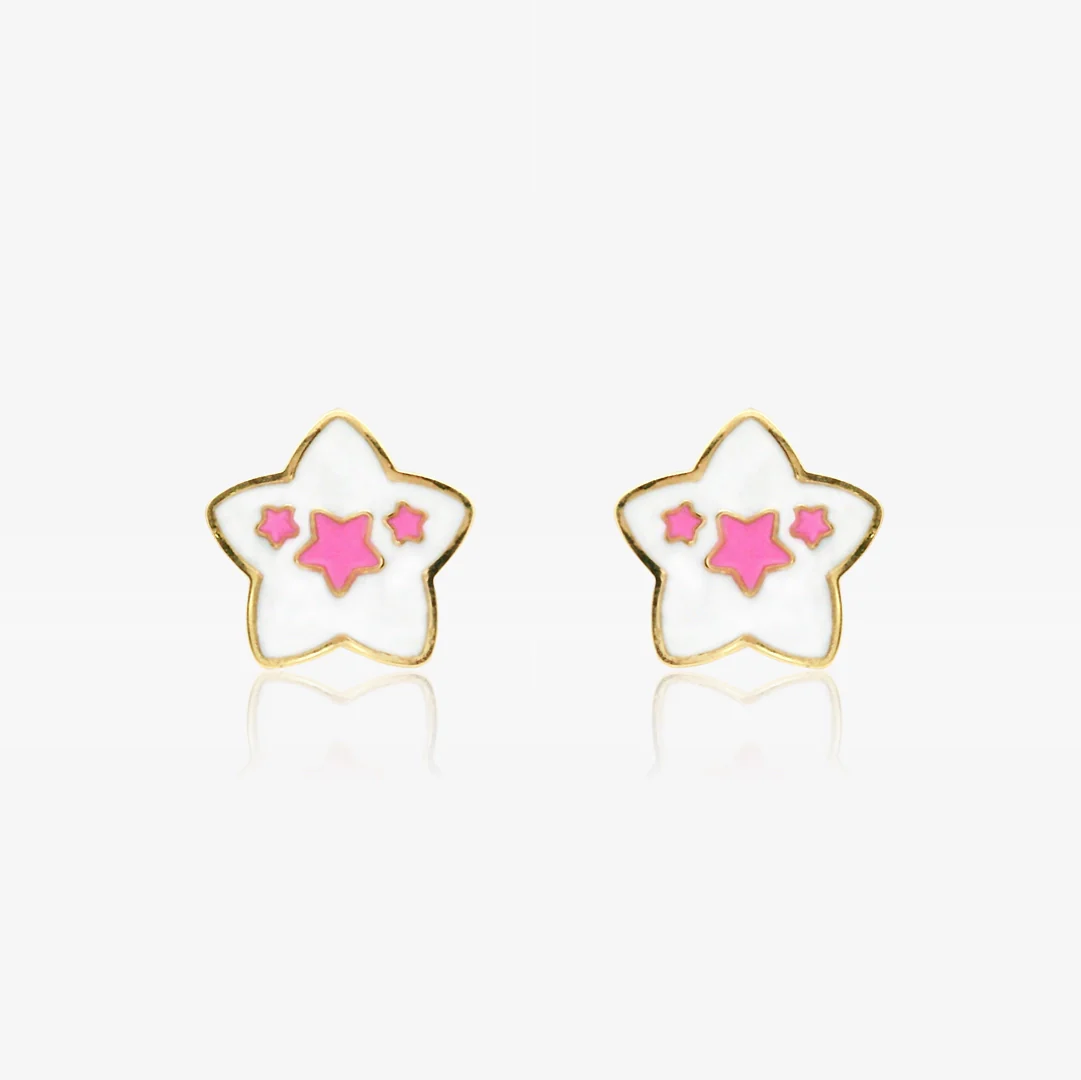 Pendientes Estrella Esmalte