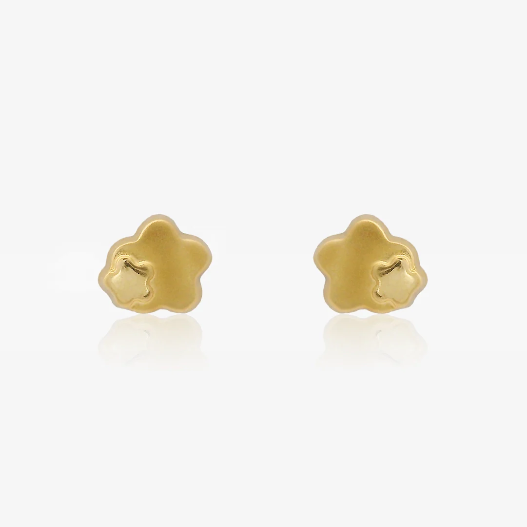 Pendientes FLOR MATIZADA