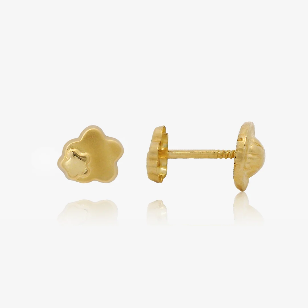 Pendientes FLOR MATIZADA - Image 2