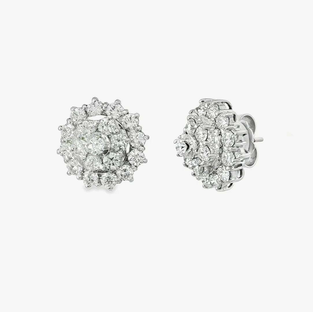 Pendientes flor triple - Image 3