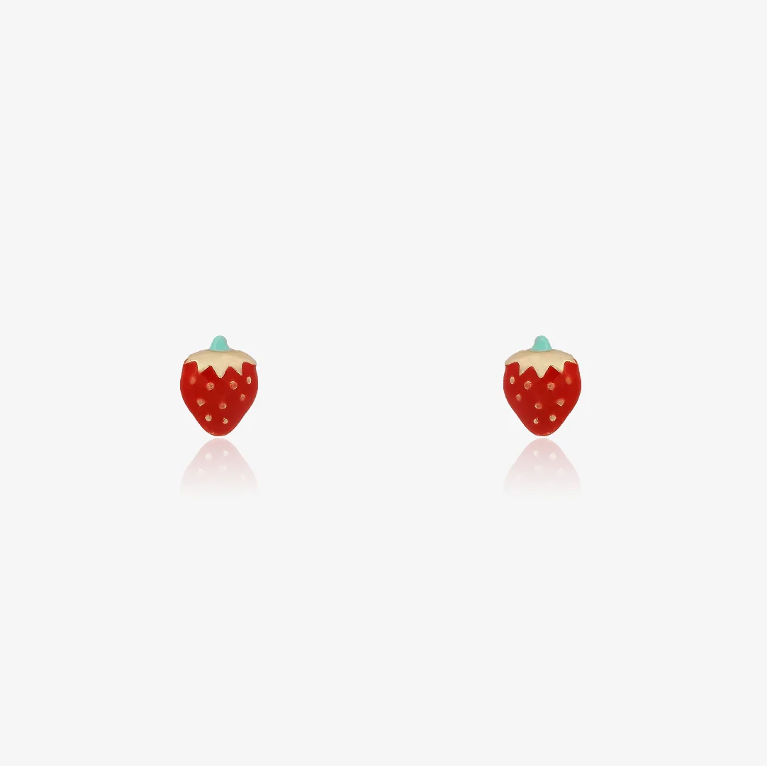 Pendientes Fresas
