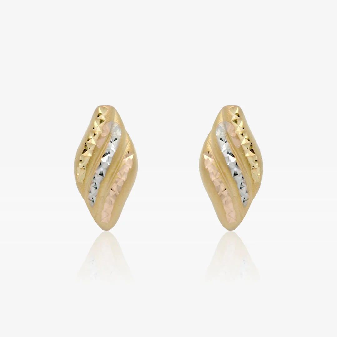 Pendientes Hojilla Rombo