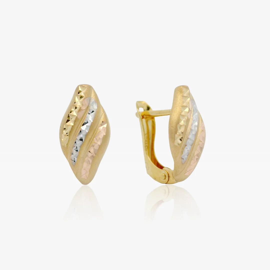 Pendientes Hojilla Rombo - Image 2