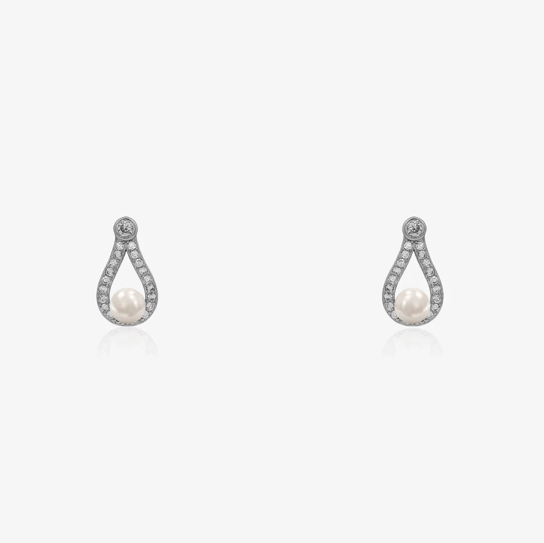 Pendientes lagrima Perlas - Image 2