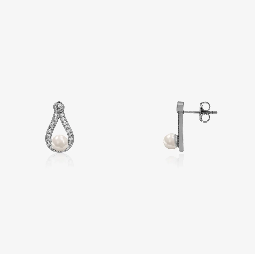 Pendientes lagrima Perlas - Image 3