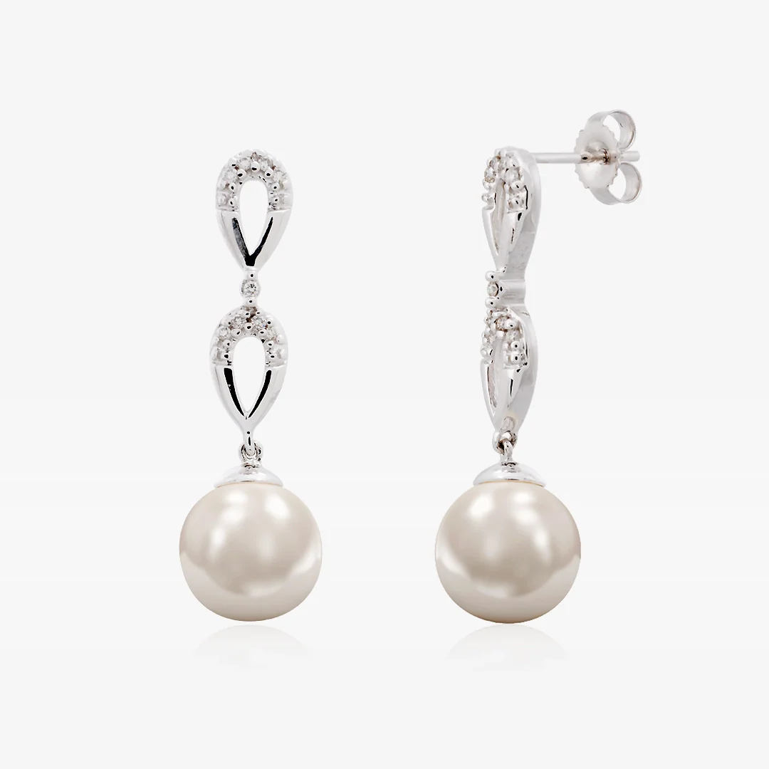 Pendientes largo Perlas - Image 3