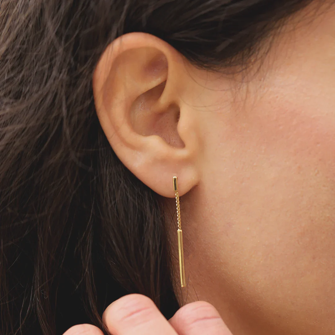 Pendientes largos Barritas - Image 3
