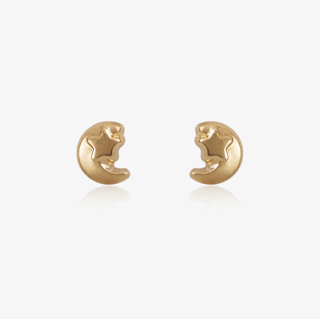 Pendientes luna y estrella