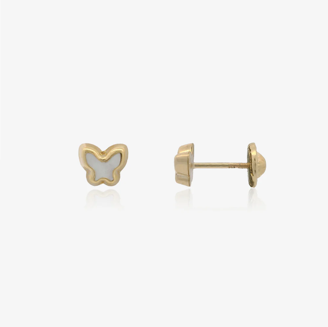 Pendientes Mariposa Nacar - Image 2