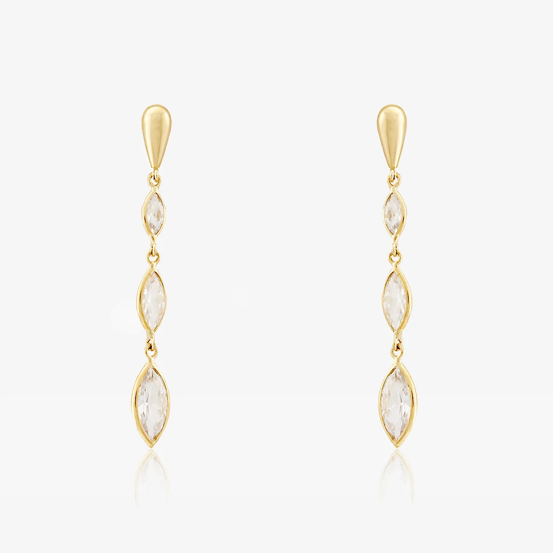 Pendientes MARQUISE LARGOS