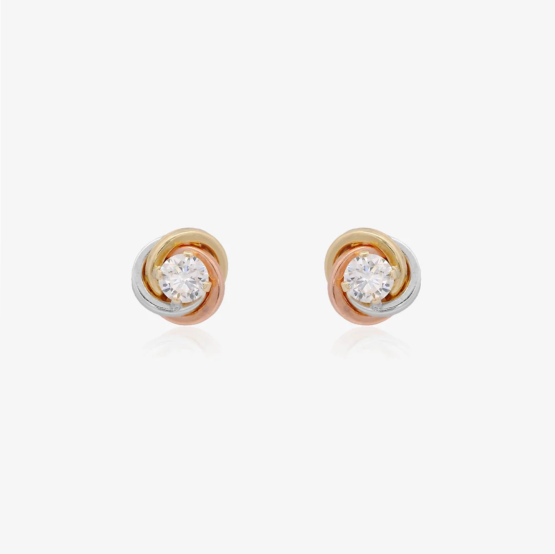 Pendientes Nudo Tricolor