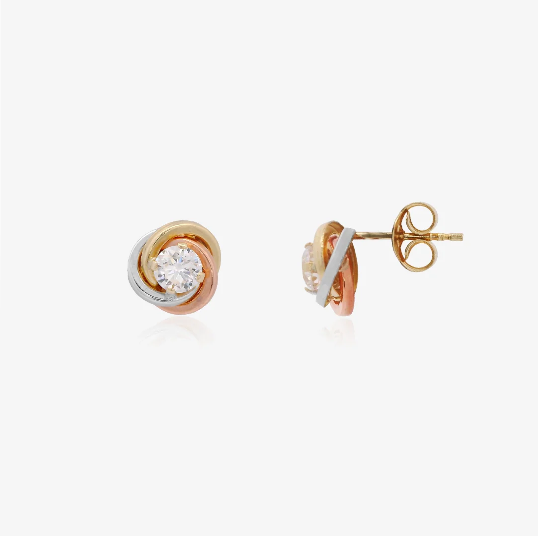 Pendientes Nudo Tricolor - Image 2