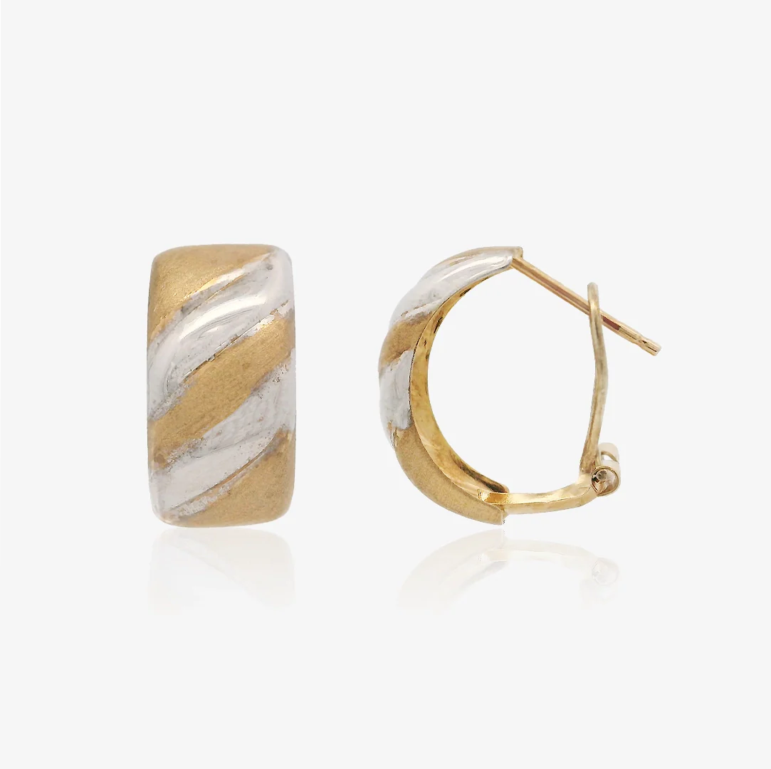 Pendientes Omega Bicolor - Image 2