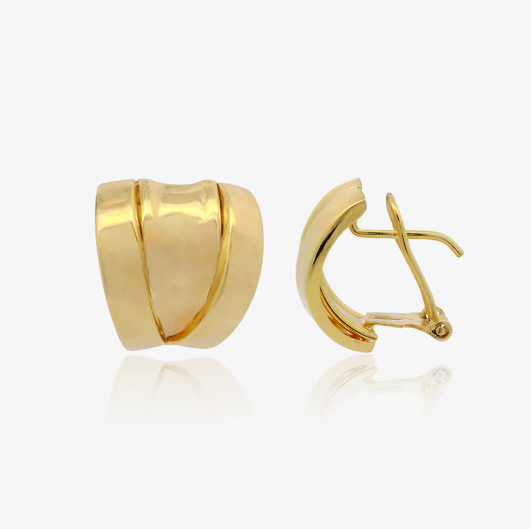 Pendientes Omega Liso - Image 2