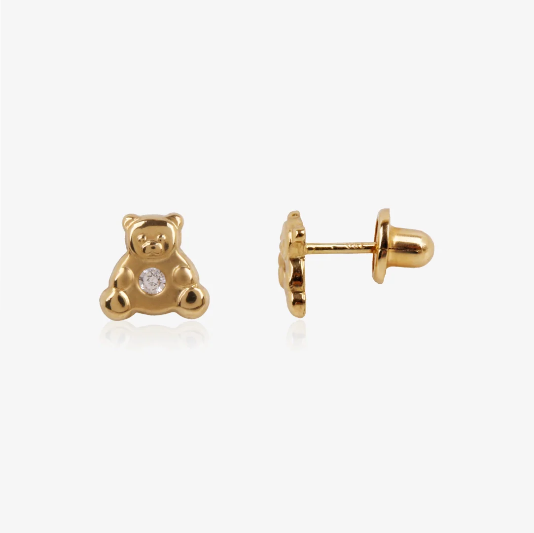 Pendientes Baby+ Osito y circonitas - Image 3