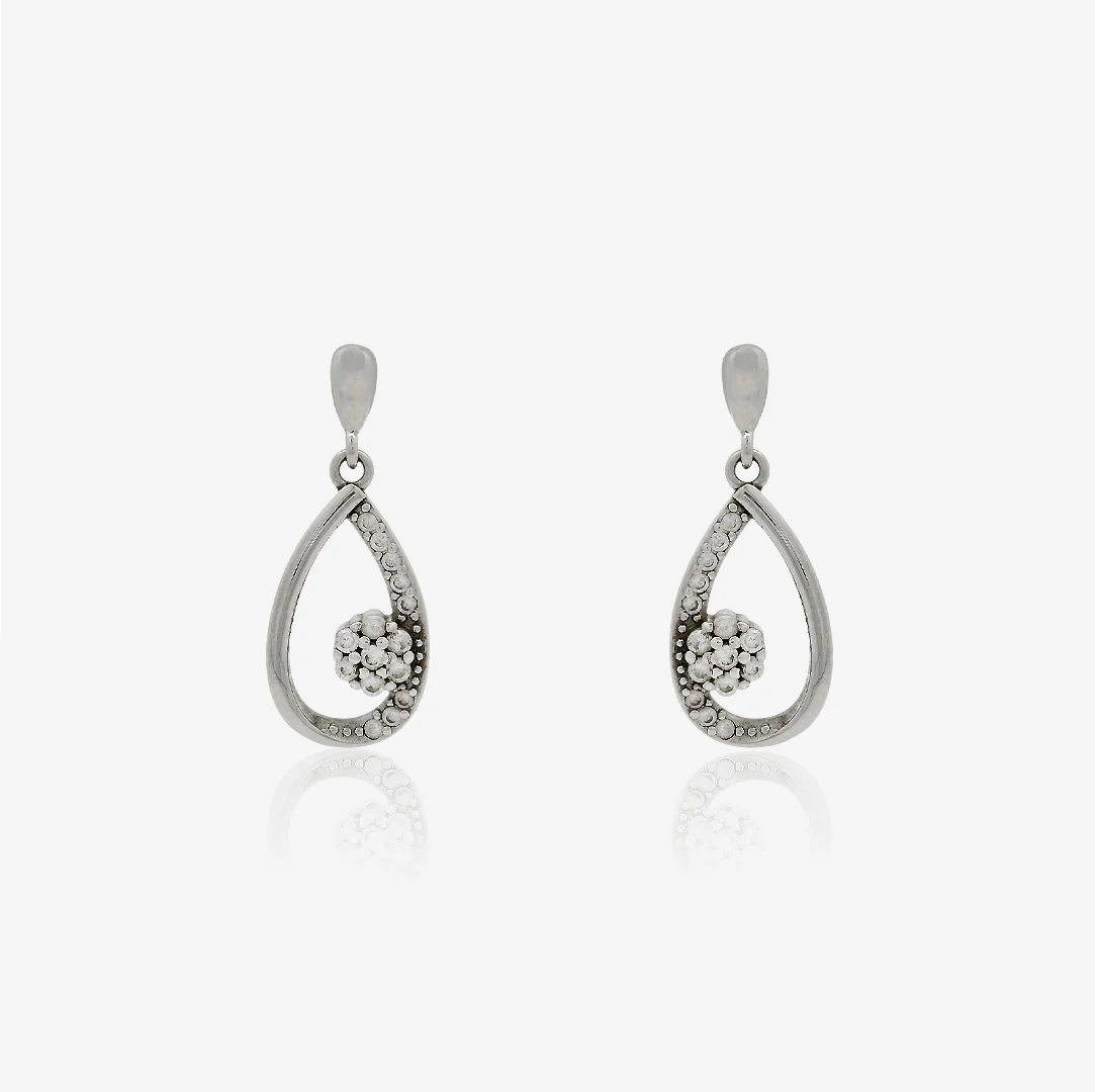 Pendientes Oval Roseta
