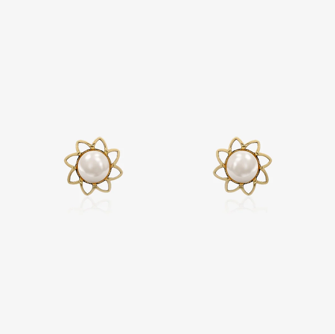 Pendientes PERLA ORLA FLOR
