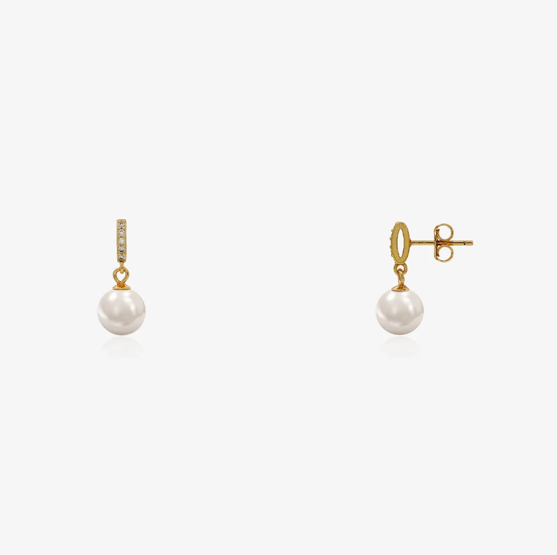 Pendientes Perlas Colgantes - Image 3
