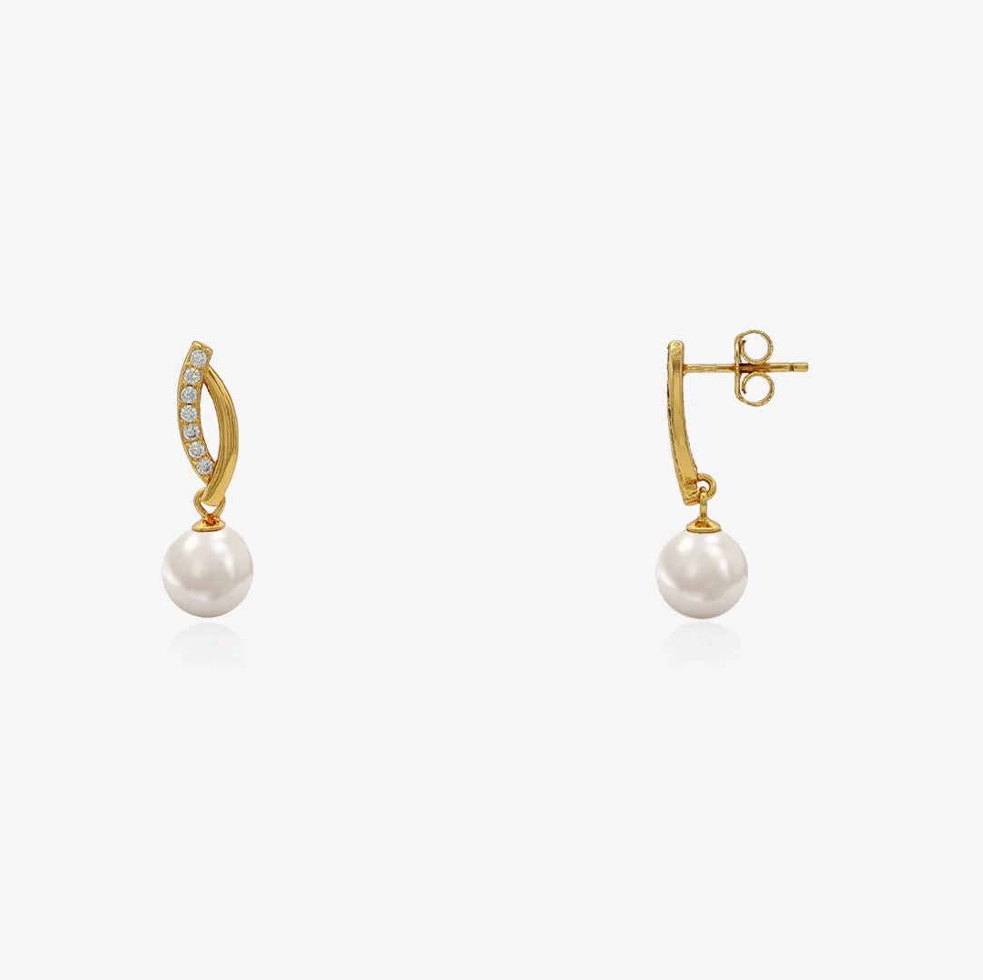 Pendientes Perlas Colgantes - Image 3