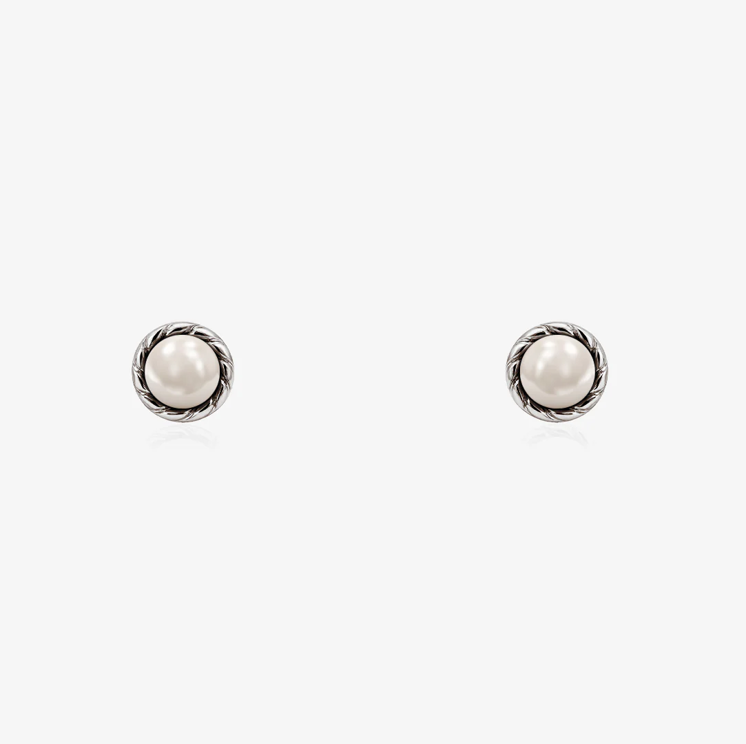 Pendientes Perlas Gallonada