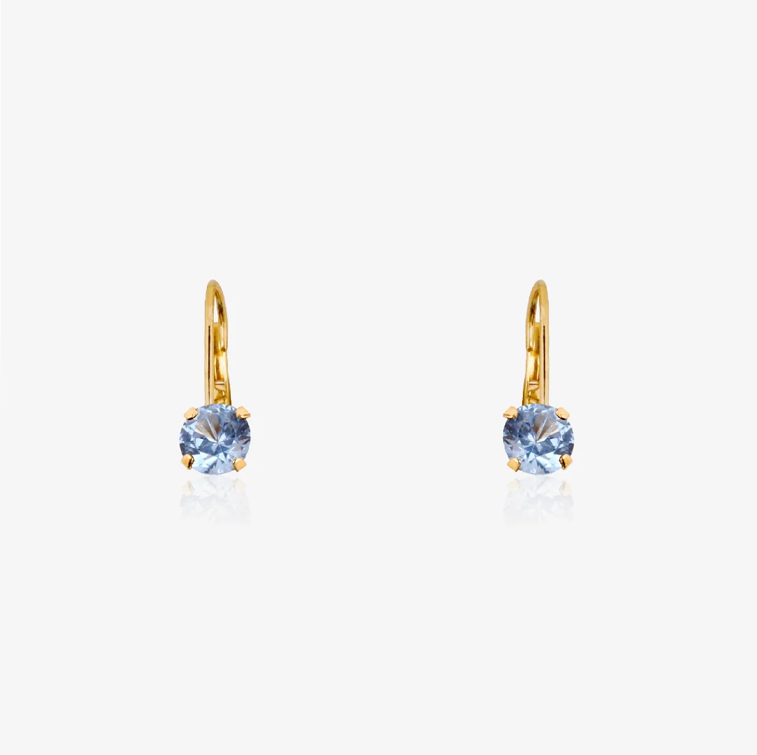 Pendientes Piedras Azul