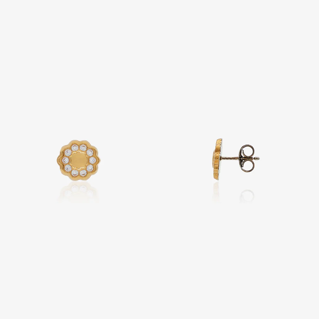 Pendientes Piedras Flor - Image 2