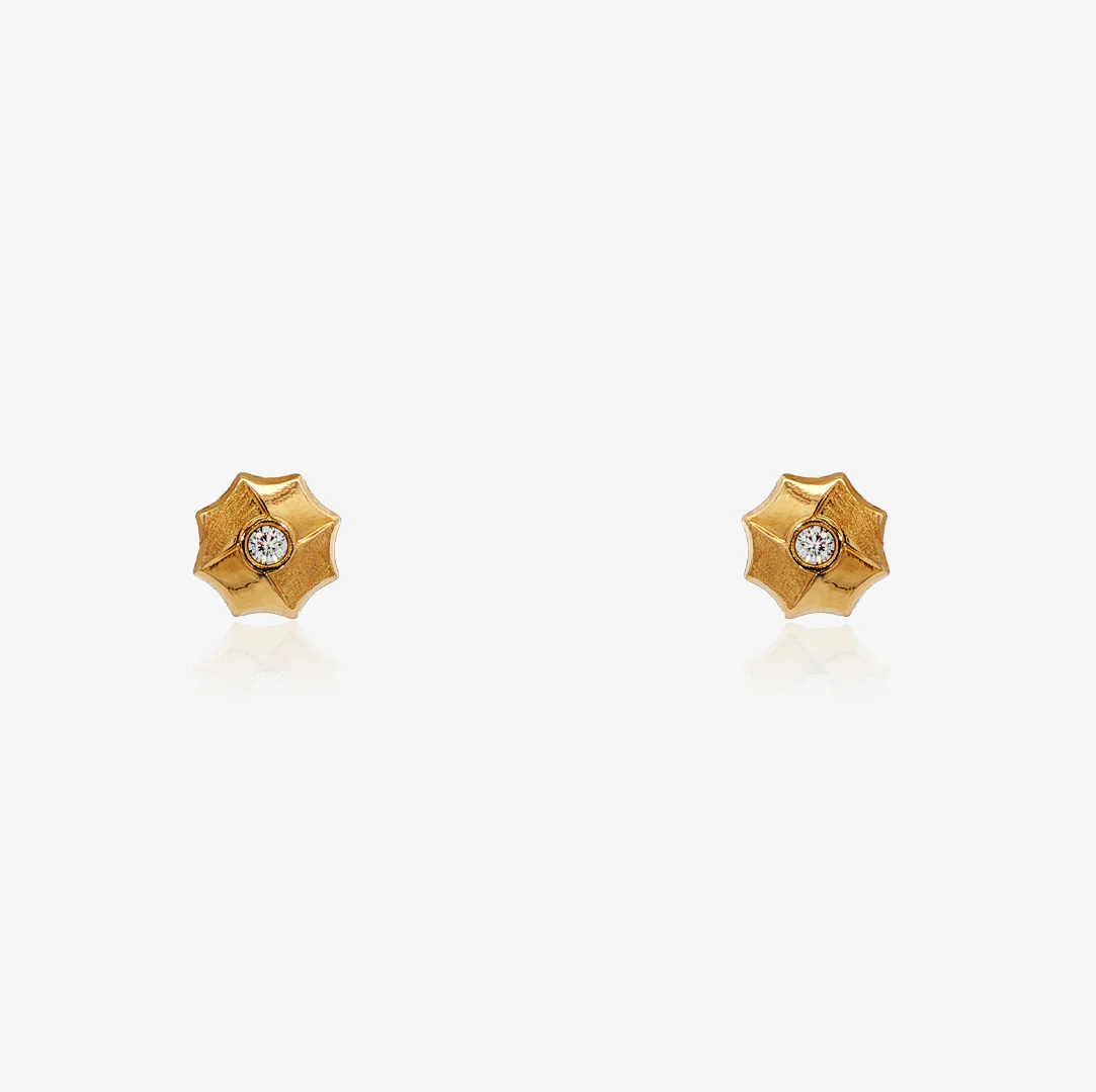 Pendientes Piedras Flor
